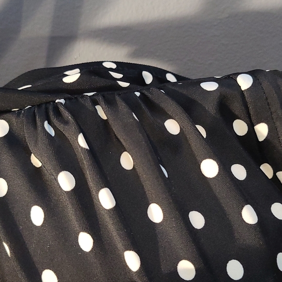 Rose Marie Reid Polka Dot One Piece Swimsuit Sz. M - Picture 9 of 11